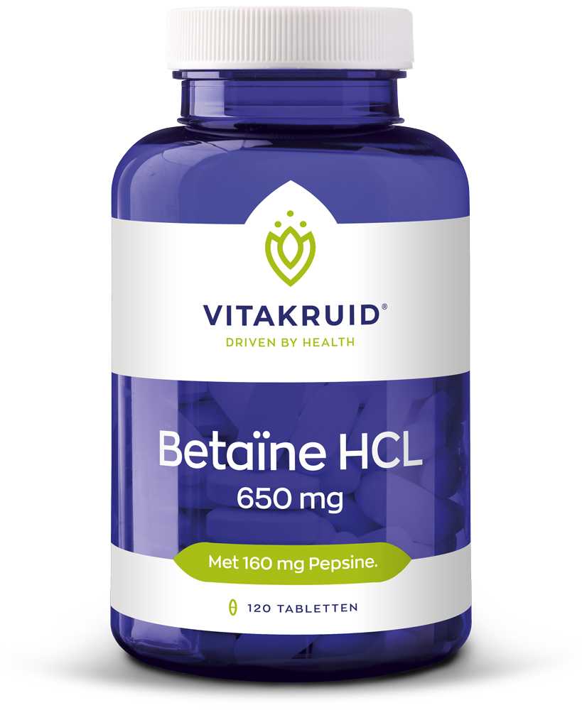 Betaïne HCL 650 mg - 120 tab Betaïne HCL 650 mg - 120 tab