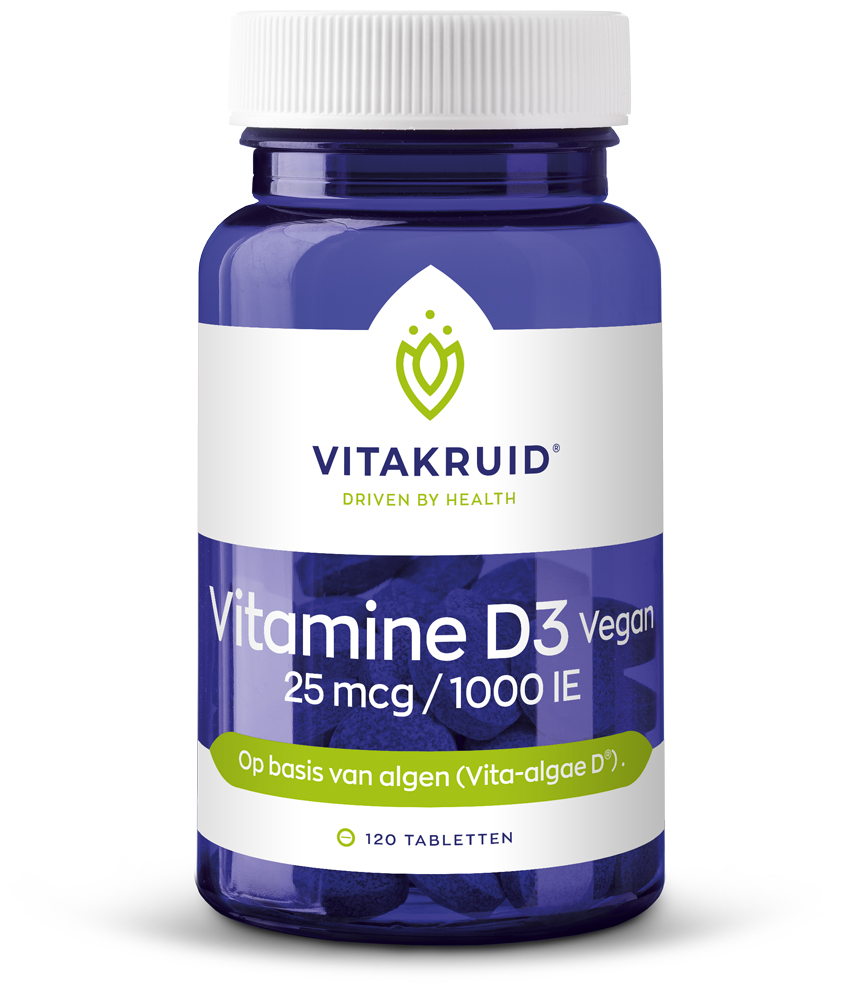 Vitamine D3 Vegan 25 mcg / 1000 IE - 120 tab