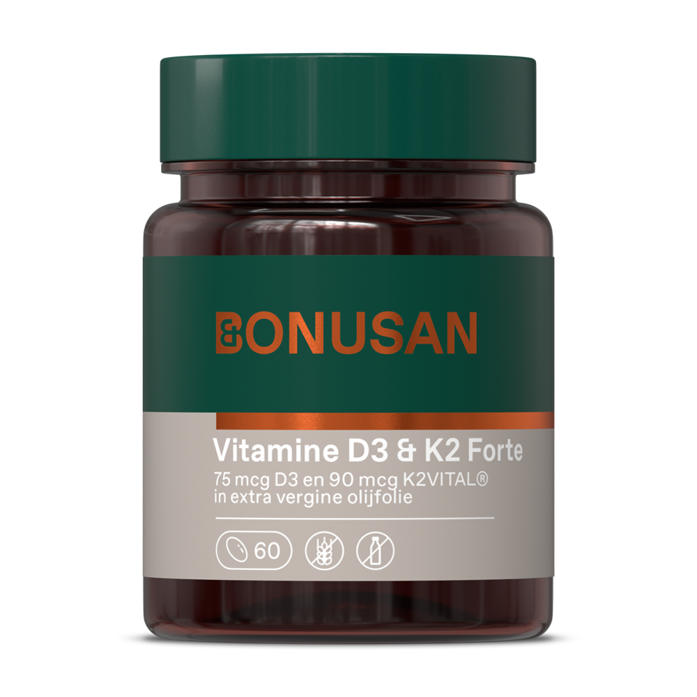 Vitamine D3 & K2 - 60 sotfgels