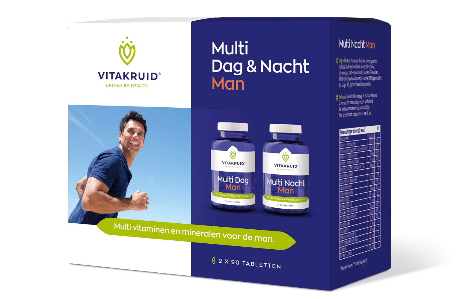 Multi Dag & Nacht Man 90 - 2 x 90 tab