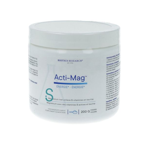 Acti-Mag (magnesium) - Neutrale smaak - 200 gr