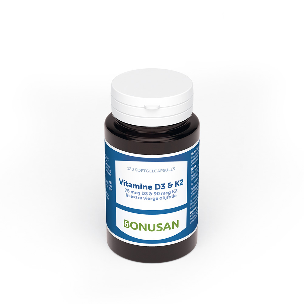 Vitamine D3 & K2 - 120 softgels